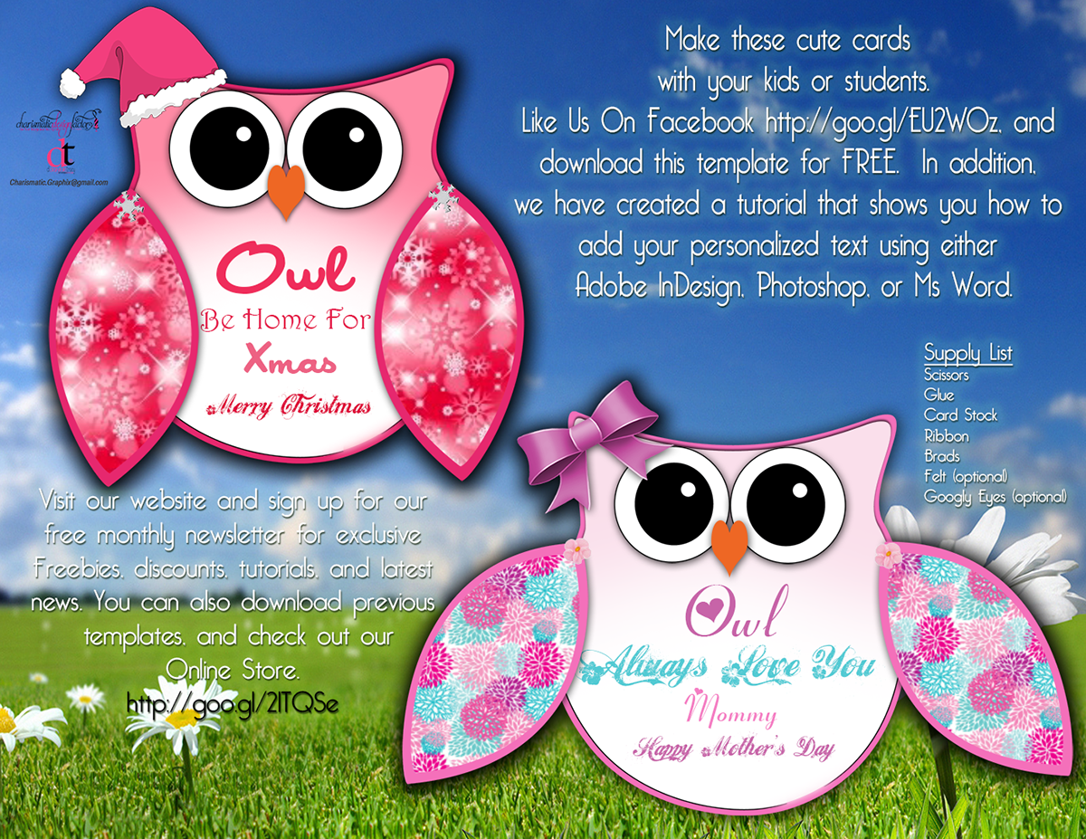 12 Customize Our Free Owl Father S Day Card Template for Ms Word by Owl Father S Day Card Template