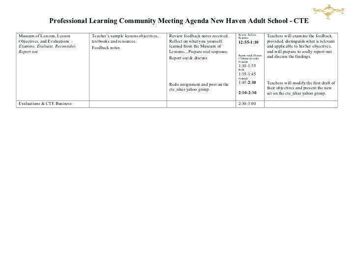 Plc Meeting Agenda Template Bsa Cards Design Templates