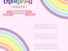 12 Customize Rainbow Birthday Card Template Photo for Rainbow Birthday Card Template