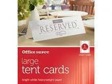 Three Sided Tent Card Template