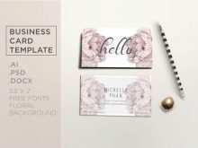 12 Format Floral Business Card Template Psd With Stunning Design with Floral Business Card Template Psd