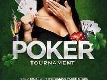 12 Format Poker Tournament Flyer Template With Stunning Design for Poker Tournament Flyer Template