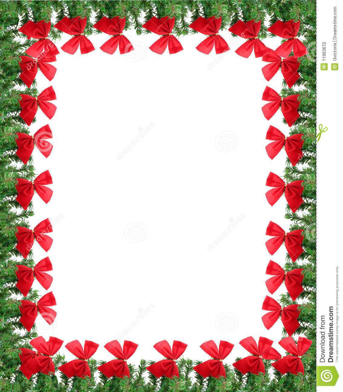 22 Free Christmas Card Border Templates in Word by Christmas Card Intended For Word Border Templates Free Download