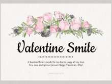 12 Free Flower Valentine Card Templates Layouts with Flower Valentine Card Templates