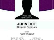 12 Free Printable Employee Id Card Template In Word Now by Employee Id Card Template In Word