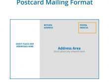 12 Free Printable Postcard Format Return Address Now for Postcard Format Return Address