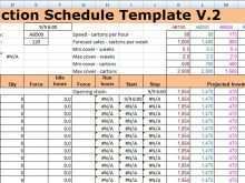 12 Free Printable Production Schedule Template For Manufacturing Now for Production Schedule Template For Manufacturing
