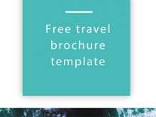 12 Free Travel Itinerary Brochure Template Formating with Travel Itinerary Brochure Template
