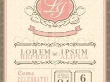 12 How To Create Invitation Card Template Vintage in Word with Invitation Card Template Vintage