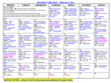 12 Online Class Timetable Template Ks2 For Free by Class Timetable Template Ks2