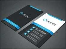 Create Business Card Template Illustrator