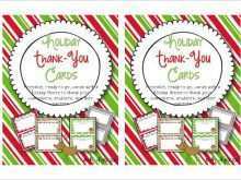 12 Online Free Printable Christmas Thank You Card Templates Templates by Free Printable Christmas Thank You Card Templates
