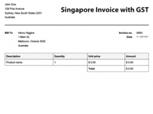 12 Online Invoice Template Singapore Maker with Invoice Template Singapore