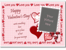 12 Printable Free Printable Valentine Card Template Layouts with Free Printable Valentine Card Template