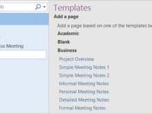 12 Printable Onenote Meeting Agenda Template Download for Onenote Meeting Agenda Template
