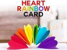 12 Printable Rainbow Pop Up Card Template Maker with Rainbow Pop Up Card Template