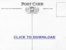 12 Printable Traditional Postcard Template Templates with Traditional Postcard Template