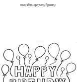 12 Report Happy Birthday Card Template Free Printable Download with Happy Birthday Card Template Free Printable