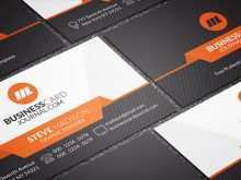 12 Report Orange Name Card Template PSD File by Orange Name Card Template