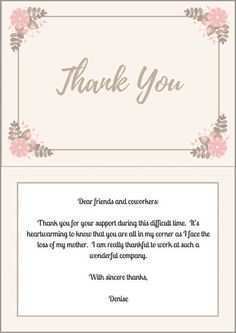 12 Standard Free Funeral Thank You Card Templates Microsoft Word Formating for Free Funeral Thank You Card Templates Microsoft Word