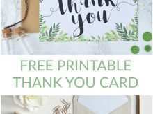 12 Standard Thank You Card Template Printable For Free Photo by Thank You Card Template Printable For Free