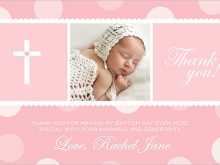 12 The Best Baptism Thank You Card Template Free Download with Baptism Thank You Card Template Free