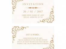12 The Best Invitation Card Format In Word With Stunning Design by Invitation Card Format In Word