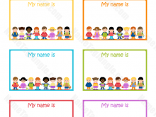 12 The Best Name Cards Template For Classroom Formating for Name Cards Template For Classroom