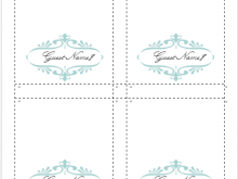 12 The Best Place Card Template Word 4 Per Sheet in Word with Place Card Template Word 4 Per Sheet