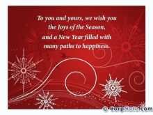 Seasons Greeting Card Template Free