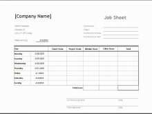 12 Visiting Job Card Template In Word Maker by Job Card Template In Word