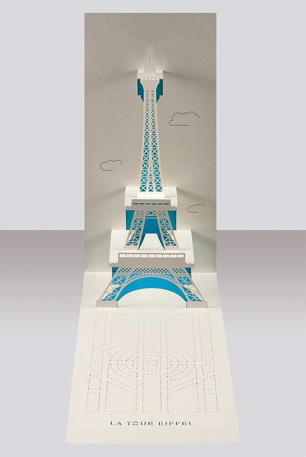 12 Visiting Pop Up Card Eiffel Tower Template Templates for Pop Up Card Eiffel Tower Template