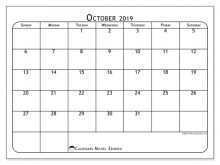 13 Adding Daily Calendar Template October 2019 in Word for Daily Calendar Template October 2019