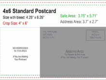 13 Adding Postcard Side Template For Free with Postcard Side Template