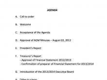 13 Agm Agenda Template Canada for Ms Word for Agm Agenda Template Canada