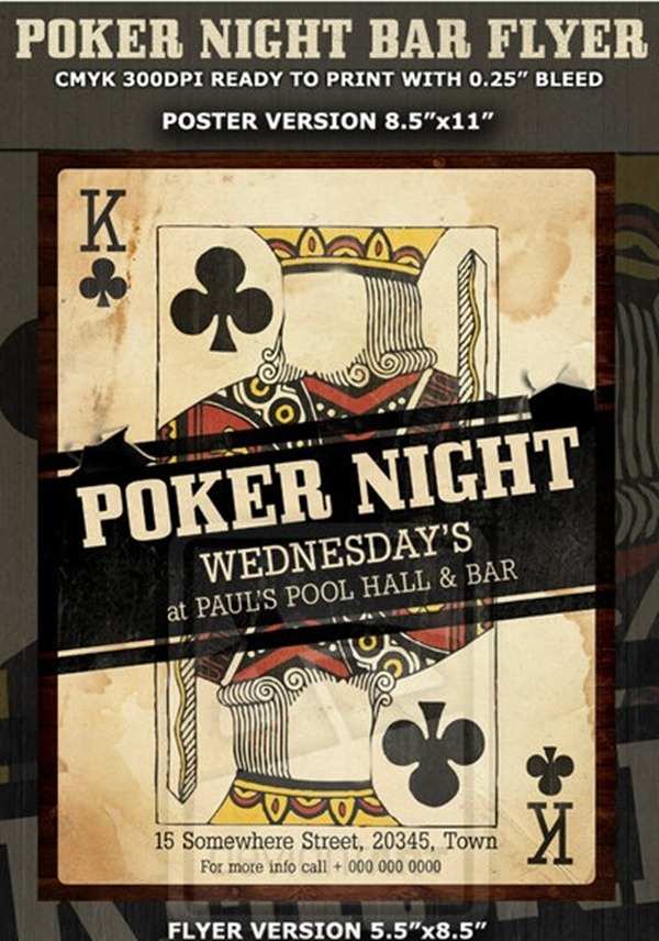 13 Best Poker Flyer Template Free Layouts by Poker Flyer Template Free