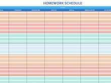 13 Best Sample Class Schedule Template Formating with Sample Class Schedule Template