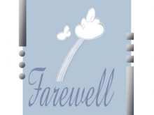 Farewell Card Template For Colleague