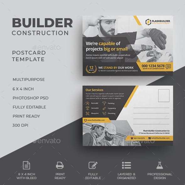 13 Blank Postcard Template Builder Formating by Postcard Template Builder