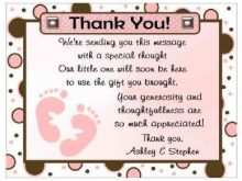 13 Blank Thank You Card Template Baby Gift Now by Thank You Card Template Baby Gift