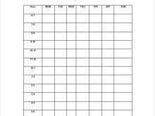 13 Class Schedule Grid Template by Class Schedule Grid Template