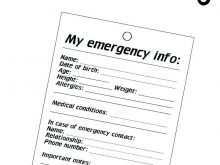 13 Create Emergency Id Card Template Templates with Emergency Id Card Template
