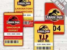 13 Create Jurassic World Id Card Template Photo for Jurassic World Id Card Template