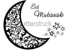 Eid Card Templates To Colour