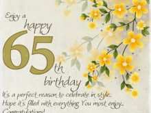 13 Creative 65 Birthday Card Template Maker by 65 Birthday Card Template