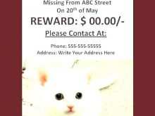 13 Creative Missing Animal Flyer Template in Word with Missing Animal Flyer Template