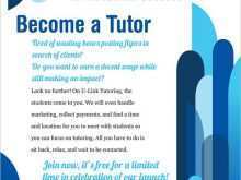 13 Creative Tutor Flyer Template Free For Free for Tutor Flyer Template Free