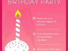 13 Customize Birthday Party Invitation Flyer Template in Word by Birthday Party Invitation Flyer Template