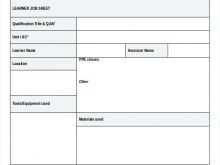13 Customize Our Free A Job Card Template Formating by A Job Card Template