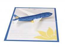 13 Customize Our Free Airplane Pop Up Card Template Photo by Airplane Pop Up Card Template